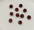 10 Pcs Lot Small Round Faceted Garnet Wholesale Lot 2-2.2mm - Mozambique Garnet- Untreated Gems - Jewelry Supplier
