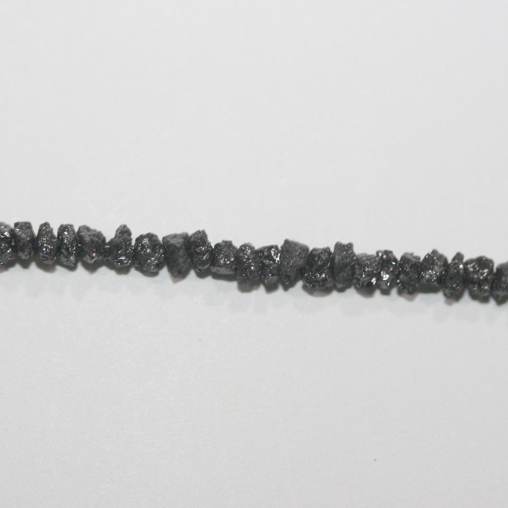 14" St Black Diamond Unpolish 1.5-2.5mm.-Strand 38cm.-Item.7295