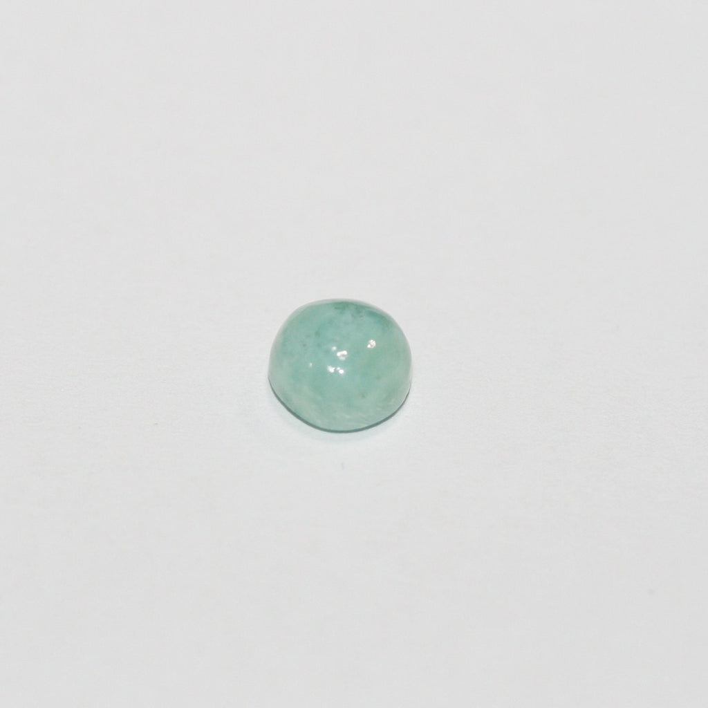 10Pcs Lot Larimar Smooth Round Cabochon 8mm. (10 pcs.).