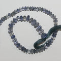 14" St Iolite Faceted Rondelle  Beads 5x3mm.Approx-Strand 37cm