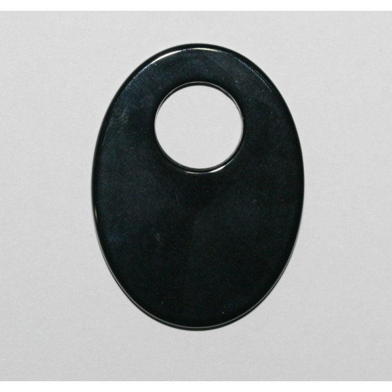 Colgante Ónix Ovalado Liso 40x30mm.