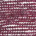 15" St Ruby Facetté Rond Perles 5-5,5 mm.-Rig 39 cm.