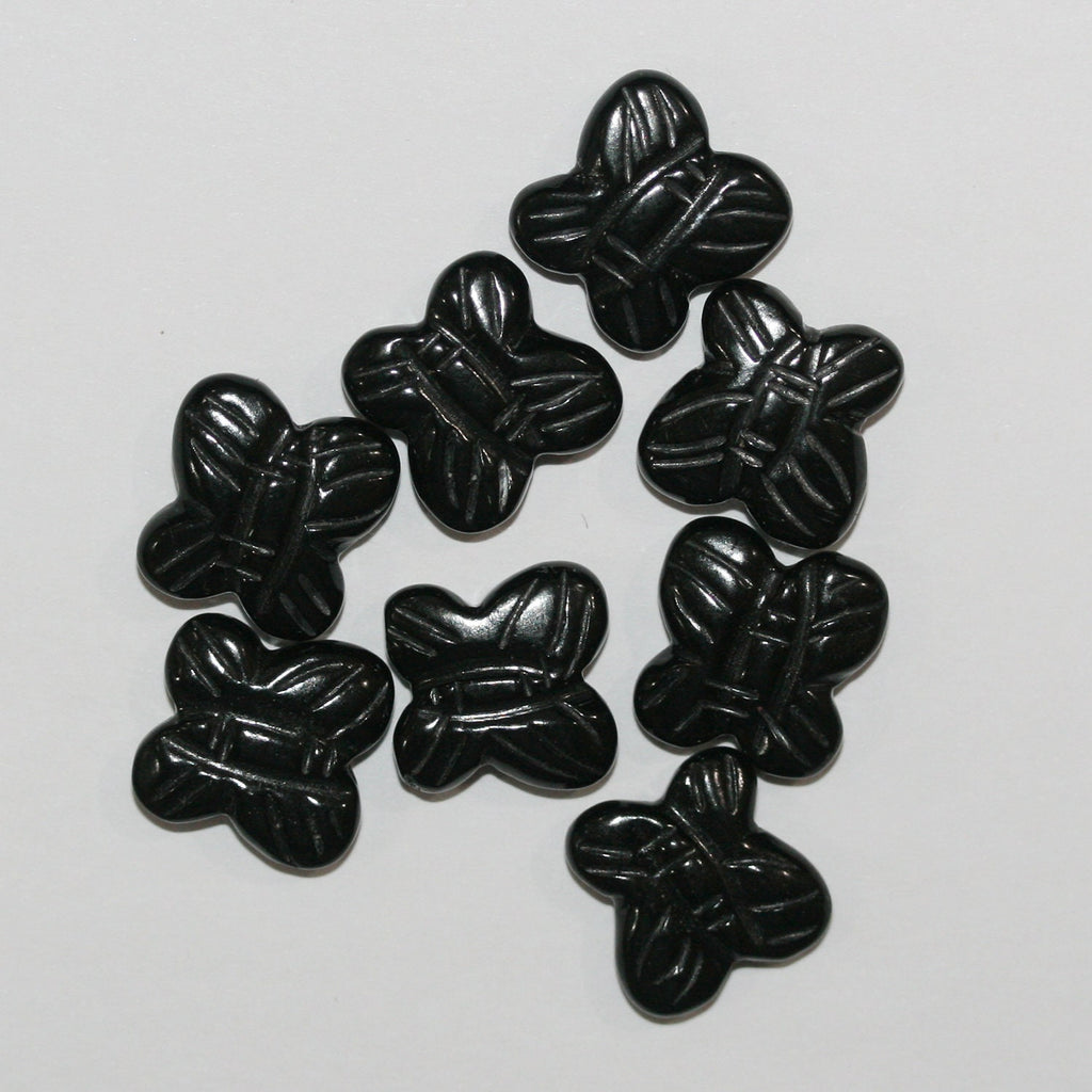 Lote de 8 piezas de mariposas perforadas a chorro de 12 mm (4 pares)