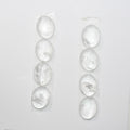 Rock Crystal Quartz Smooth Oval Cabochon 10x8mm. (8 Pieces).