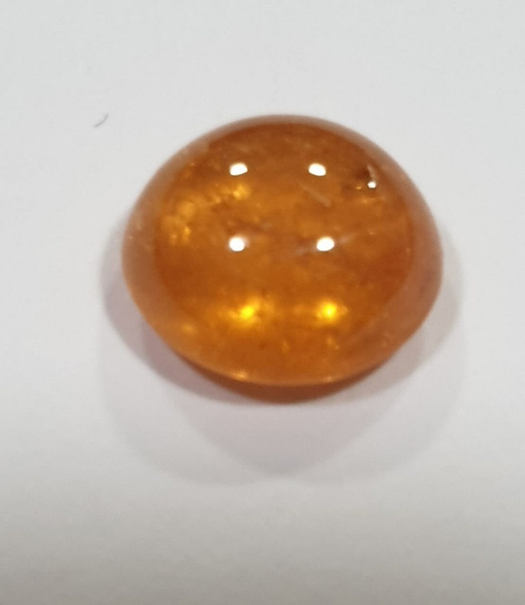 Orange Spessartine Fanta  Garnet Oval Cabochon 7.6x7.3mm(2.2ct.)