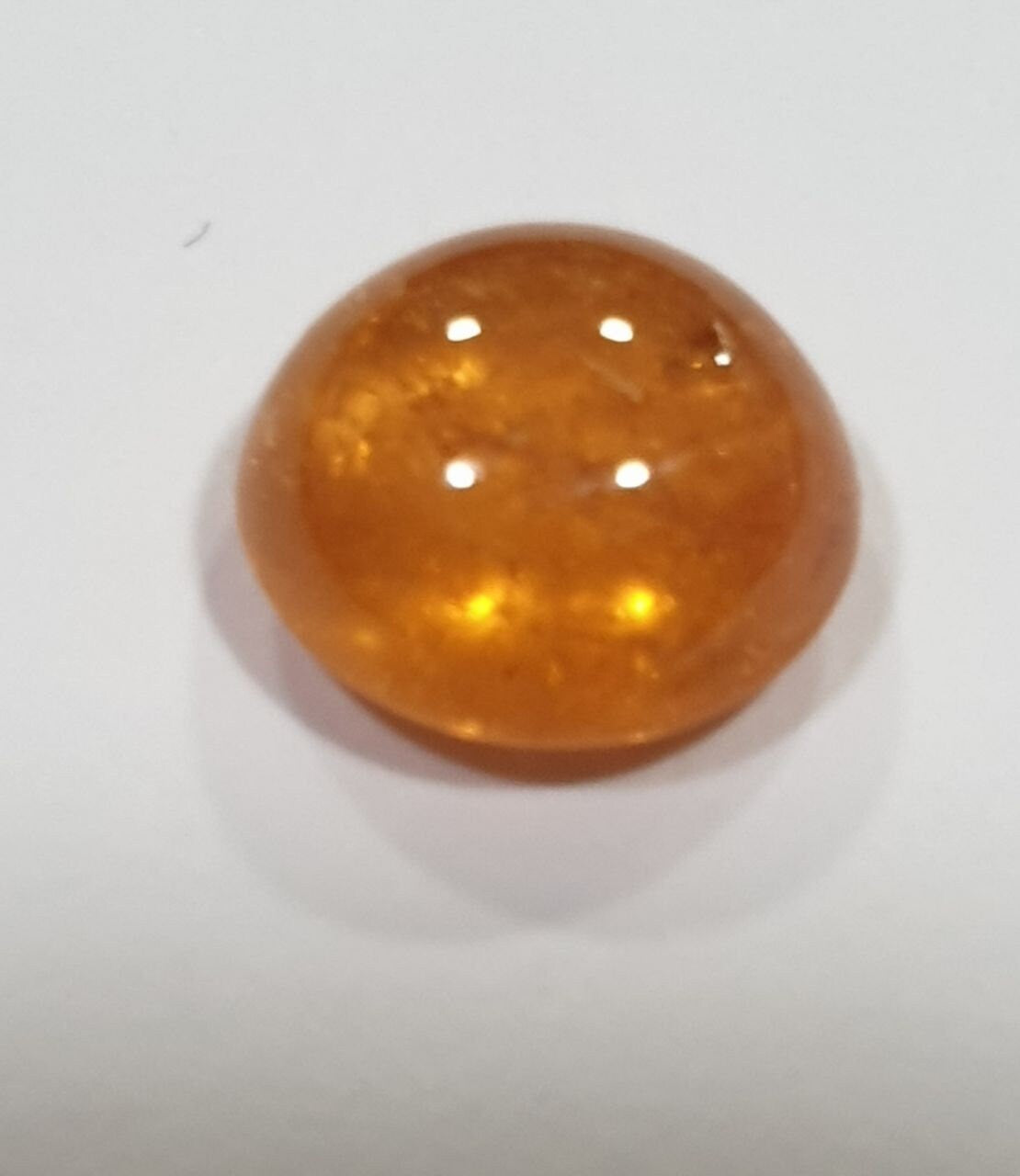 Orange Spessartine Fanta  Garnet Oval Cabochon 7.6x7.3mm(2.2ct.)