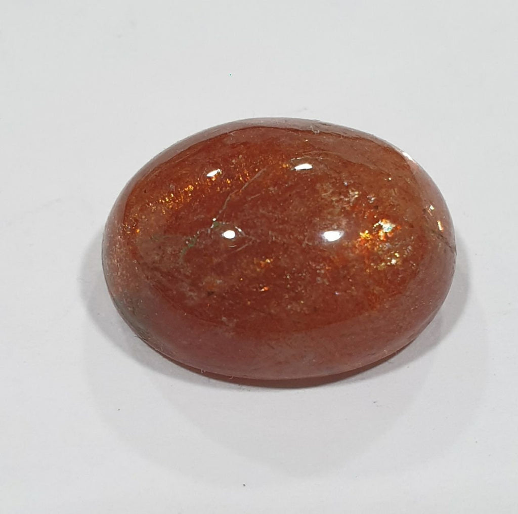 Natural Sunstone Cabochon 18x14mm  15.36ct  Top Quality Designer Piece