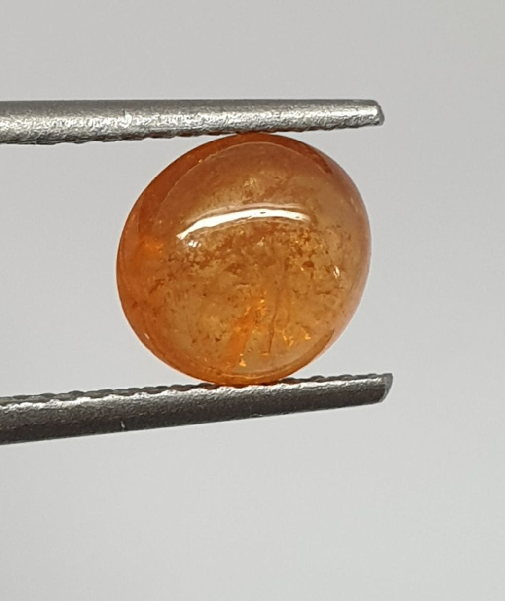 Orange Spessartine Fanta  Garnet Oval Cabochon 7.6x7.3mm(2.2ct.)