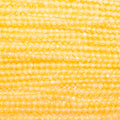 13" St Yellow Cubic Zirconia Faceted Round Beads 2mm. Strand 37 cm
