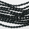 Perles cylindriques à facettes en hématite de 40 cm (16 pouces), 6 x 4 mm, longueur 40 cm.