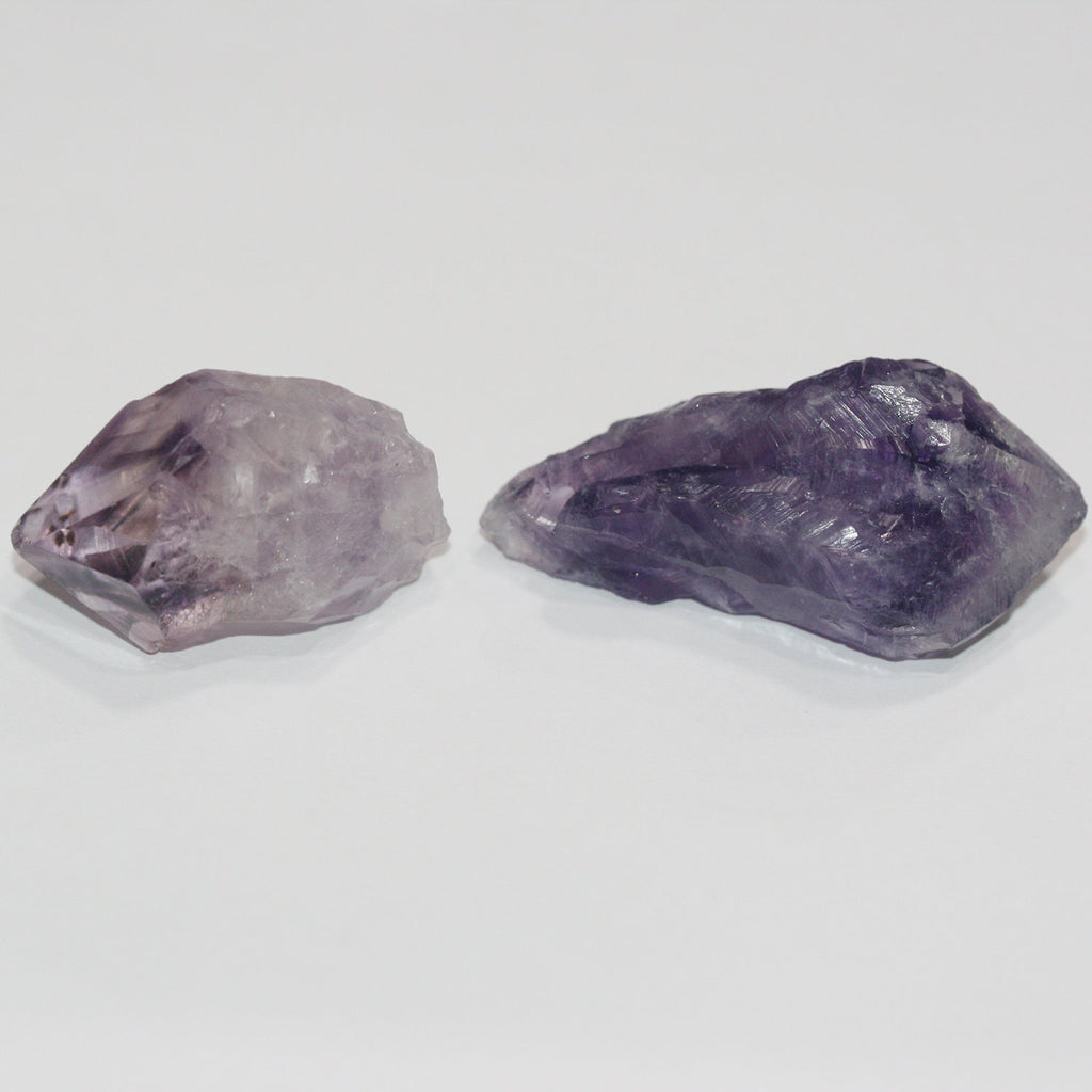 Colgante de amatista cruda 47x25 mm aprox.