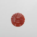 Pendentif en jade rouge-brun 21 mm