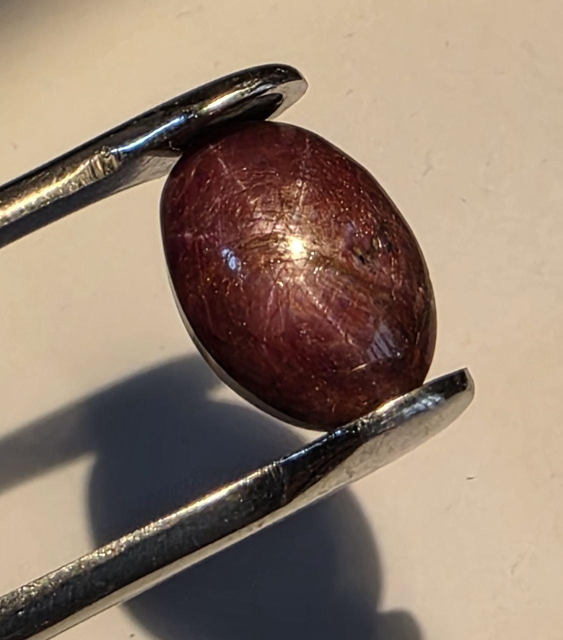 Untreated Ruby Cabochon 14x10.5mm. (10.34ct.) - Natural Gemstone - Gems For Jewelry