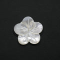Colgante Flor Tallada Nácar 30mm.- Ref.14838
