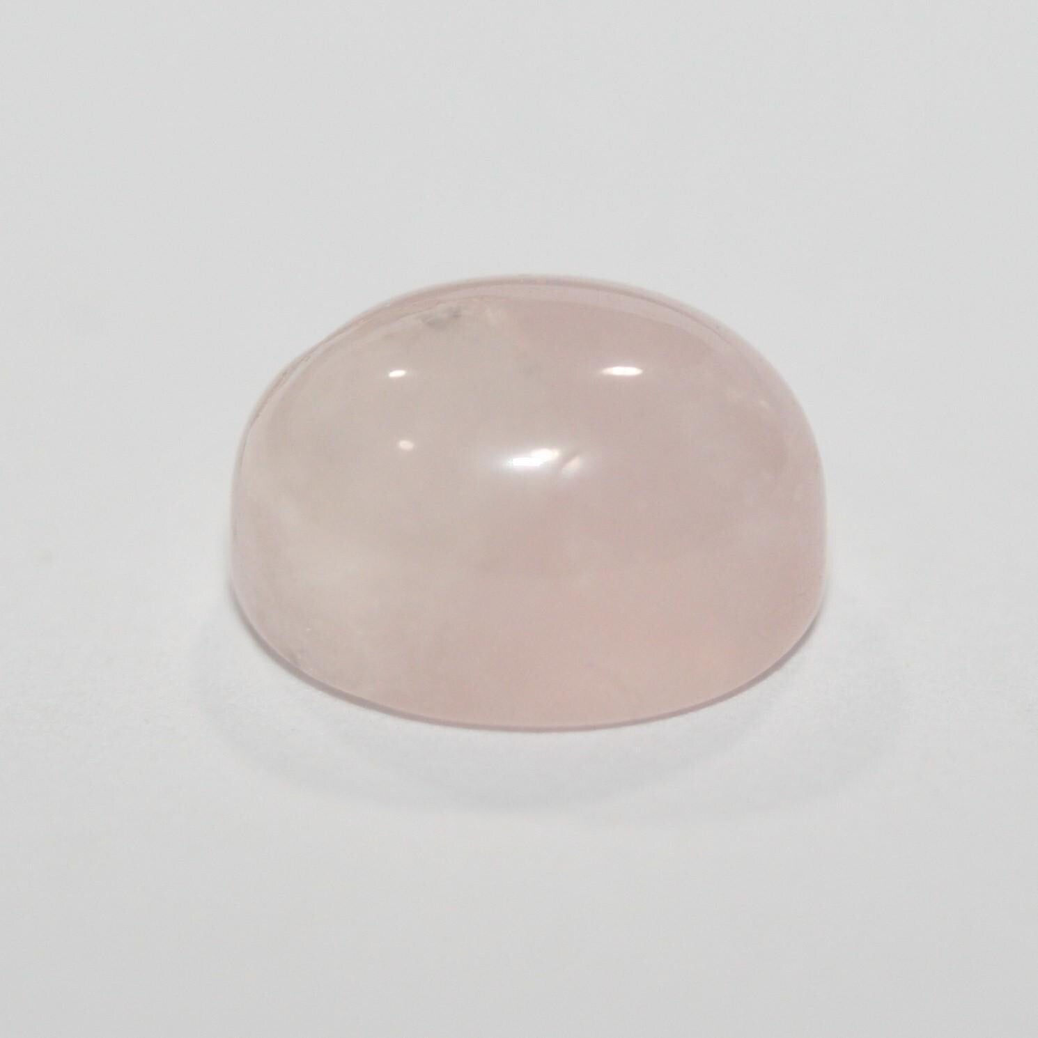 Rose Quartz Smooth Oval Cabochon 9x7mm. (10 Pcs).- Item.1742CB