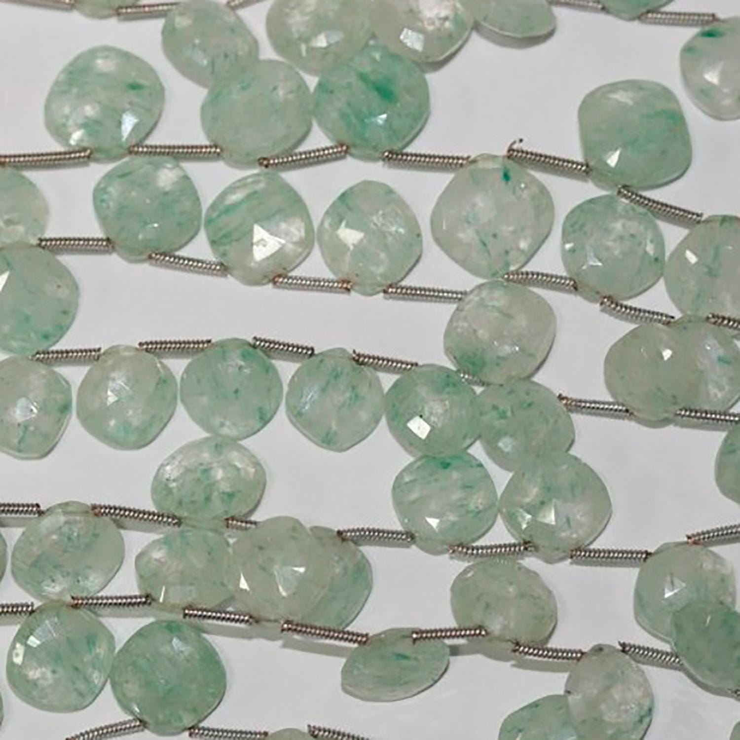 Cuentas de cuarzo St Grapolite facetadas de 8" (10 mm) - Hilo de 20 cm