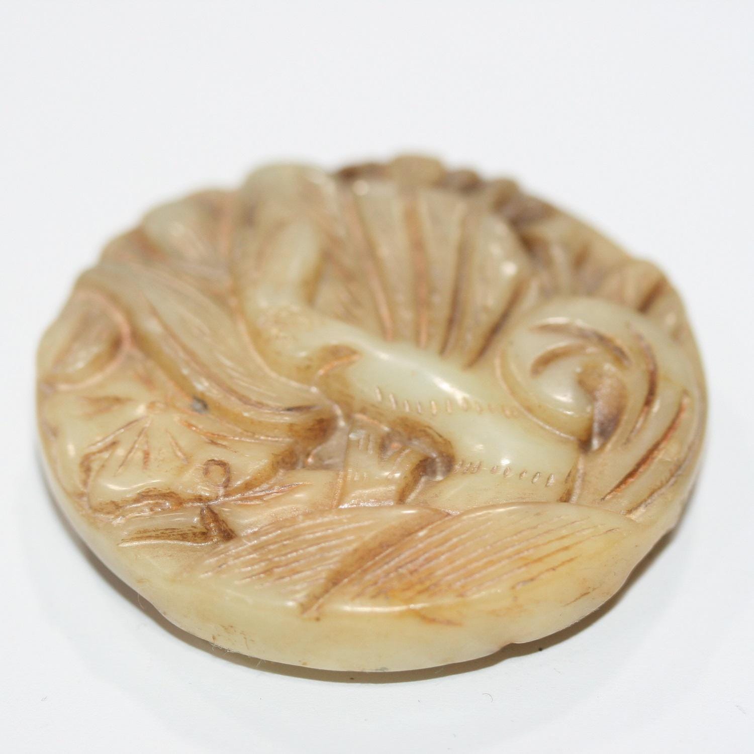 Colgante de Jade Marrón 53,5mm.