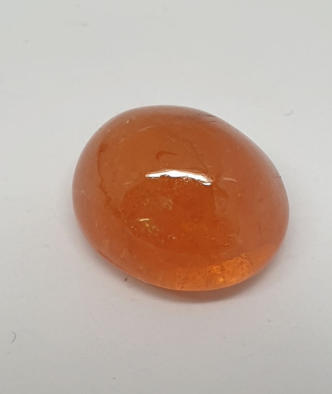 Spessartite Garnet Oval Cabochon 12x10.2mm. (14.42ct.) Fanta Garnet Orange Garnet Spessartite Garnet- Untreated Gem