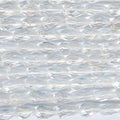 Perles en cristal de roche facettées en forme de goutte, 9 x 5 mm environ, 15 pouces (38 cm). Longueur du fil : 38 cm environ.