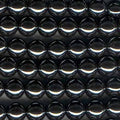 Perles rondes lisses en hématite St de 15 pouces (4 mm) - Fil de 39 cm