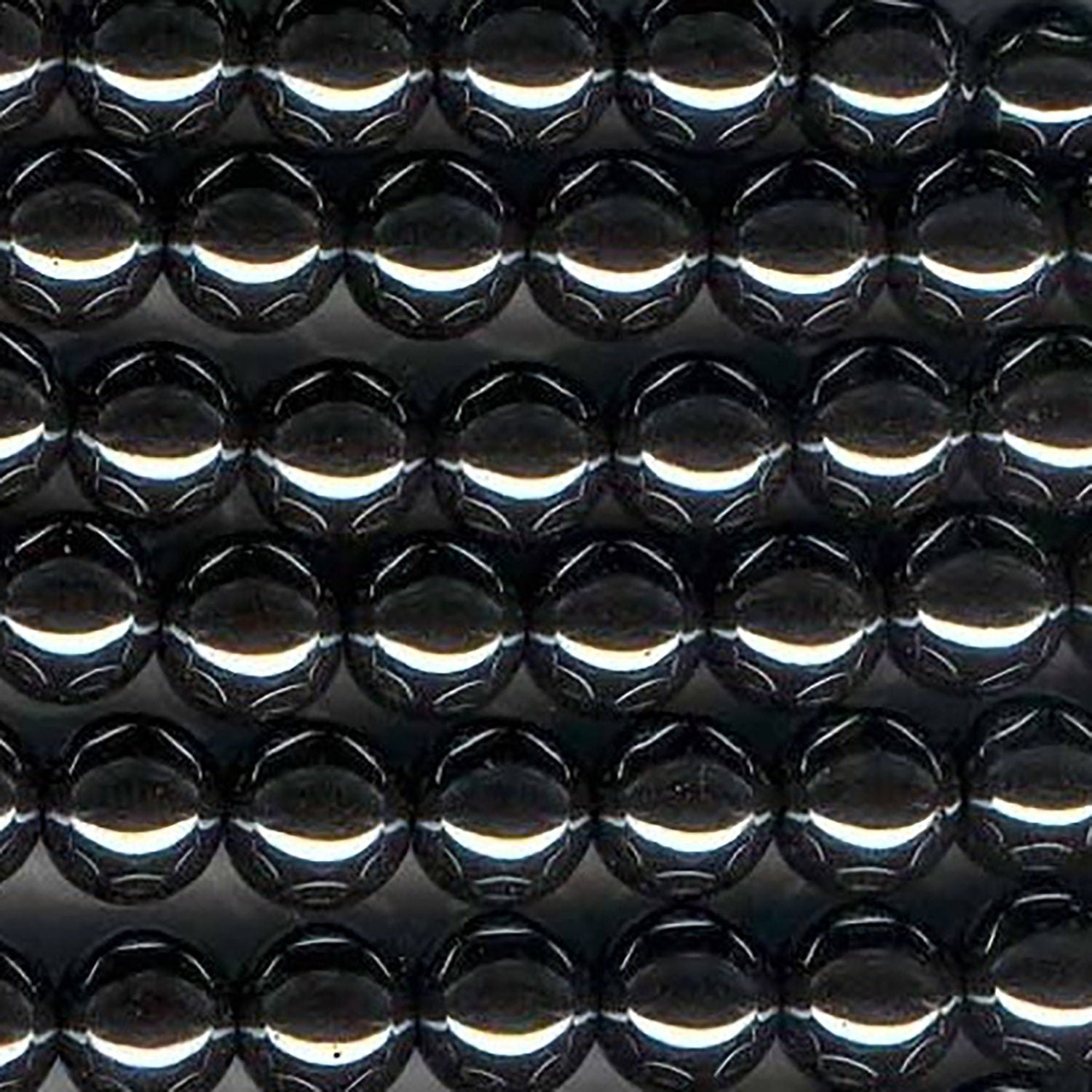 Perles rondes lisses en hématite St de 15 pouces (4 mm) - Fil de 39 cm