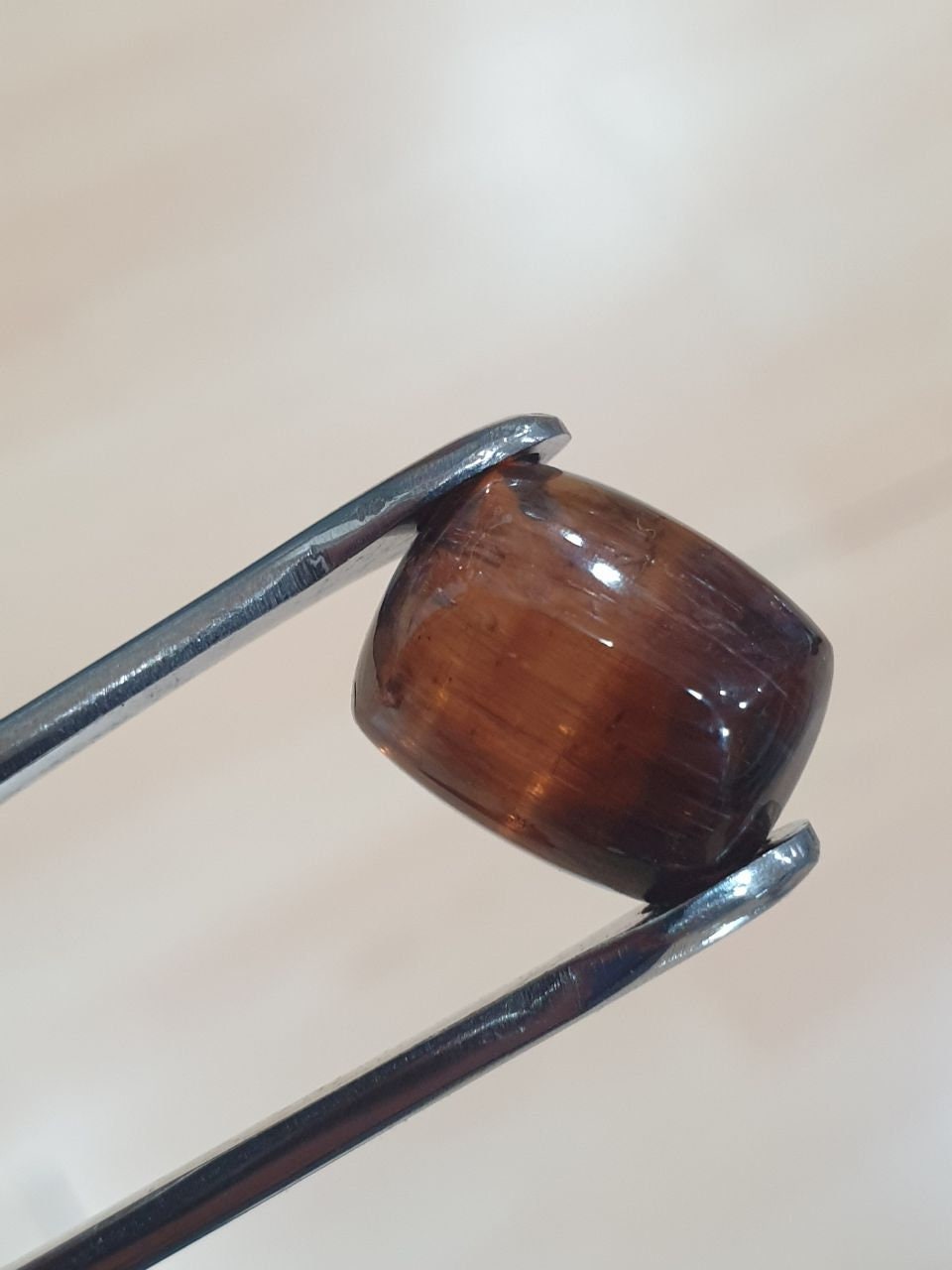 Color Zoning Super Rare Color Pink -Brown Wine Tourmaline Rubellite Cushion Cabochon 14.8x12x10.2 16.8ct Natural Gemstones