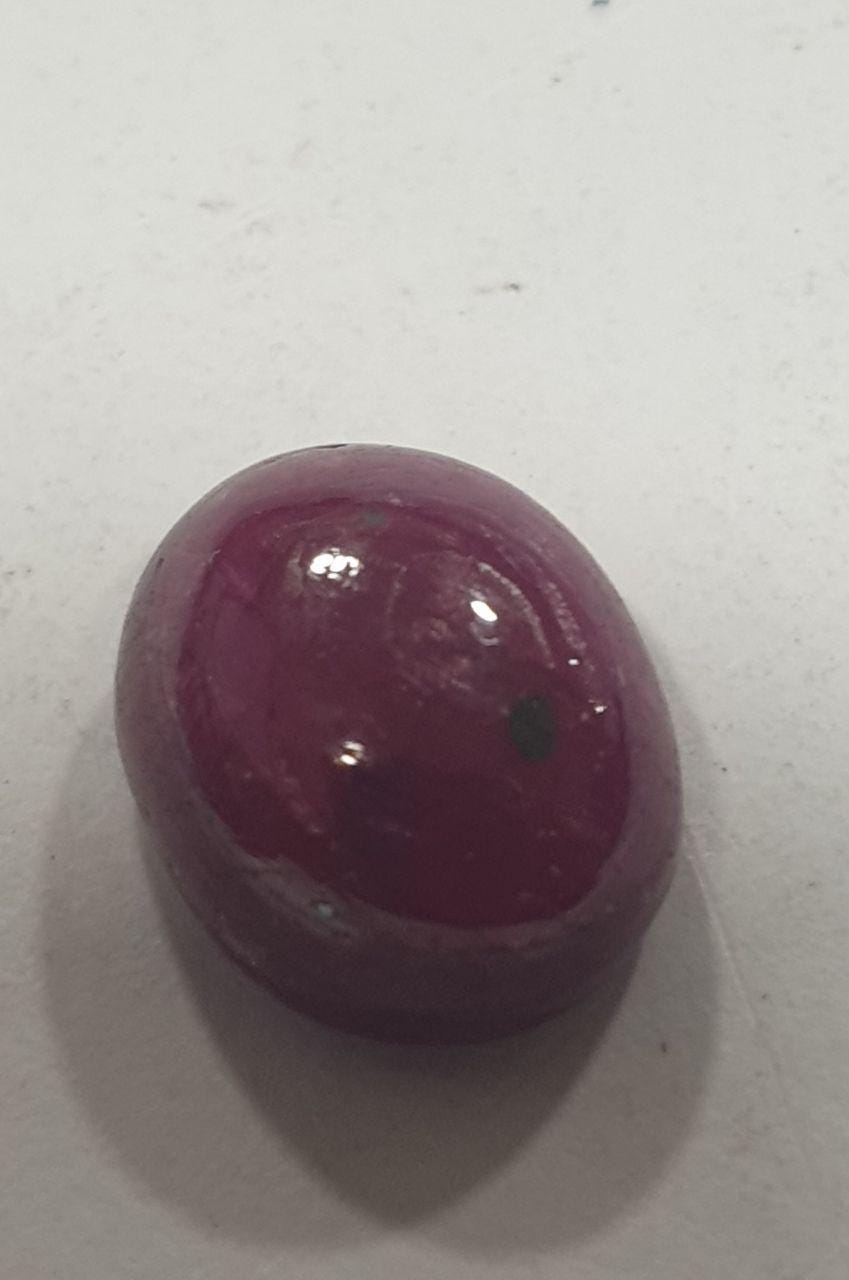 Natural Ruby Oval Cabochon 10X8mm(4.5ct.) Jewellery Setting Stones