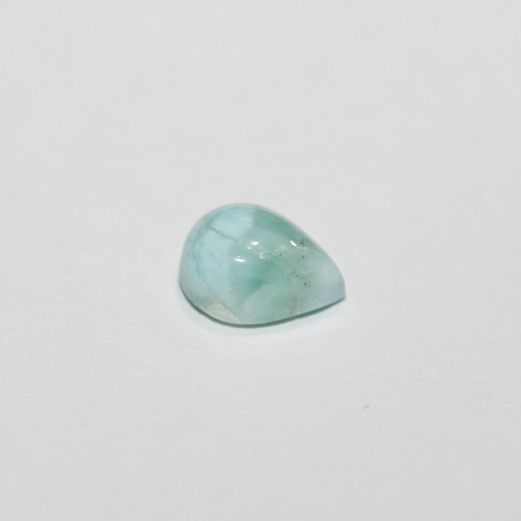 10Pcs Lot Larimar Drop Cabochon 9x6mm. (10 pcs.)