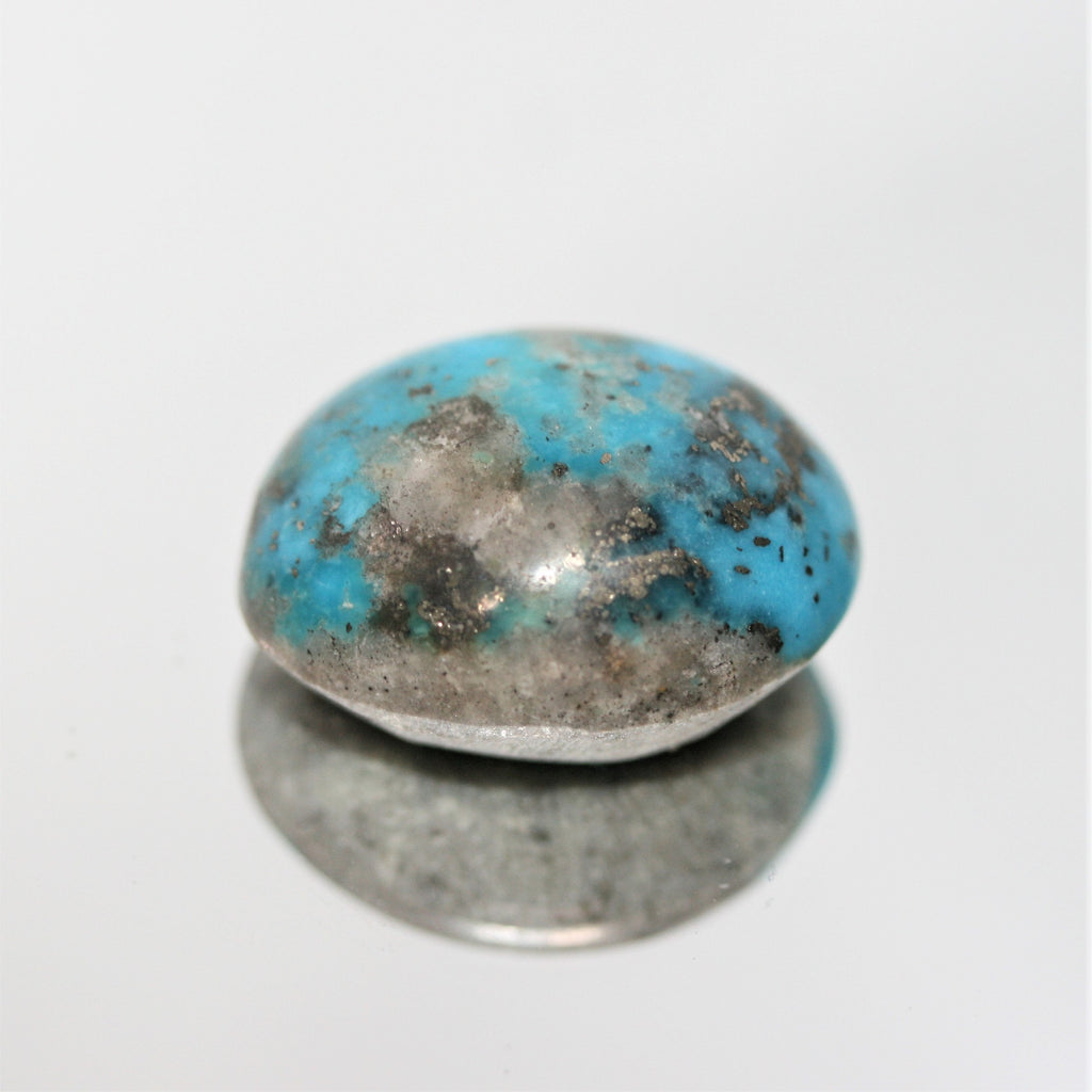 Natural Unique Persian Turquoise Cabochon 22.6x17.8mm. - 11mm. Height - (32.65ct.) - Blue Turquoise- Natural Gems- Rare Gems