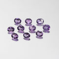 10Pcs Lot Amethyst Faceted Oval 5x4 mm.- 10 Pieces - Item: 099LO