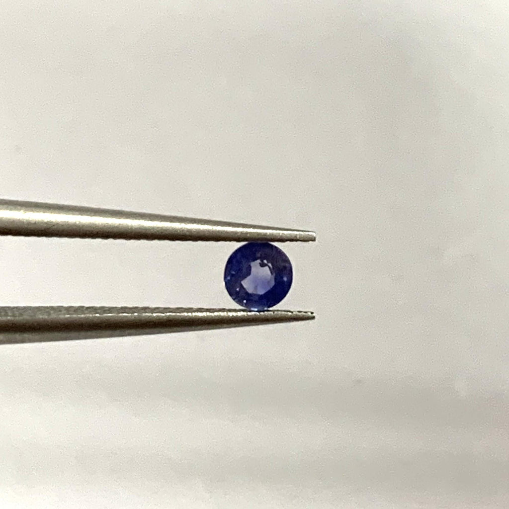 Lot de 6 saphirs multicolores à facettes rondes de 3,5 mm - Pierres précieuses en vrac - Prix de gros - Gemmes naturelles