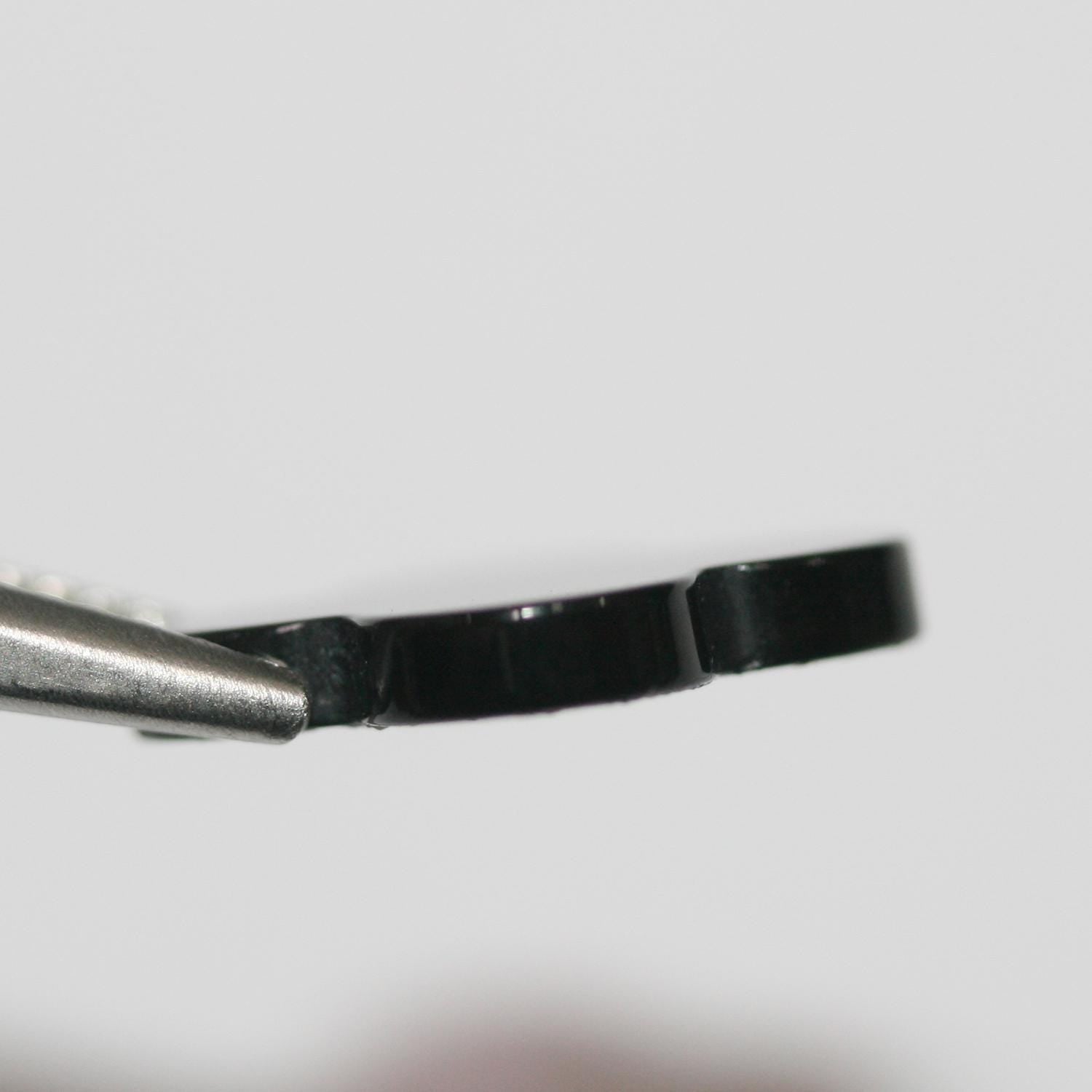 6 cabochons plats en onyx de 12 mm (6 pièces)