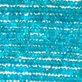 14" St  Blue Apatite Faceted Rondelle Beads 4x2mm.-Strand 37cm.