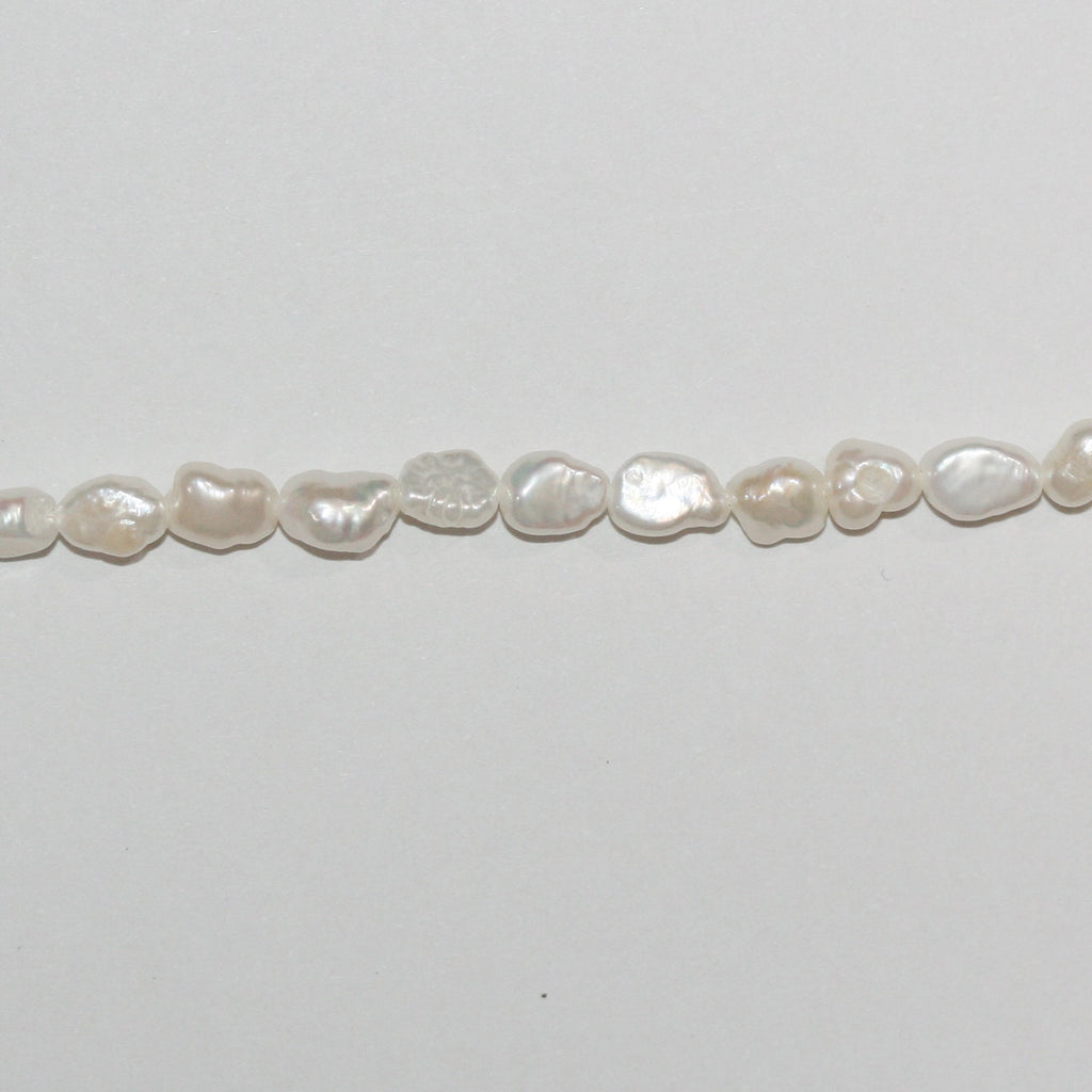 13" St Freshwater Baroque Pearl 4-5mm.-Strand 35cm -Natural Pearls wholesale Prices