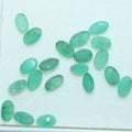 Lote de Esmeralda Facetada Ovalada 5x3mm.(20Pcs)