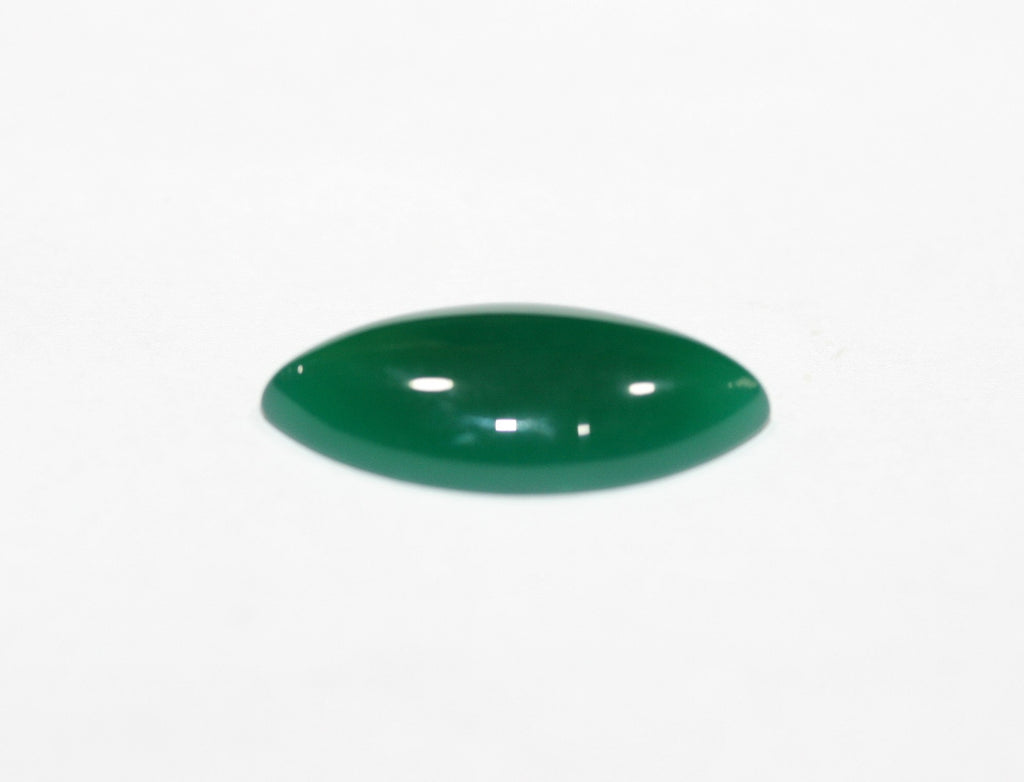 4 Pcs Green Agate Marquis Cabochon 26X13mm (4 pcs).