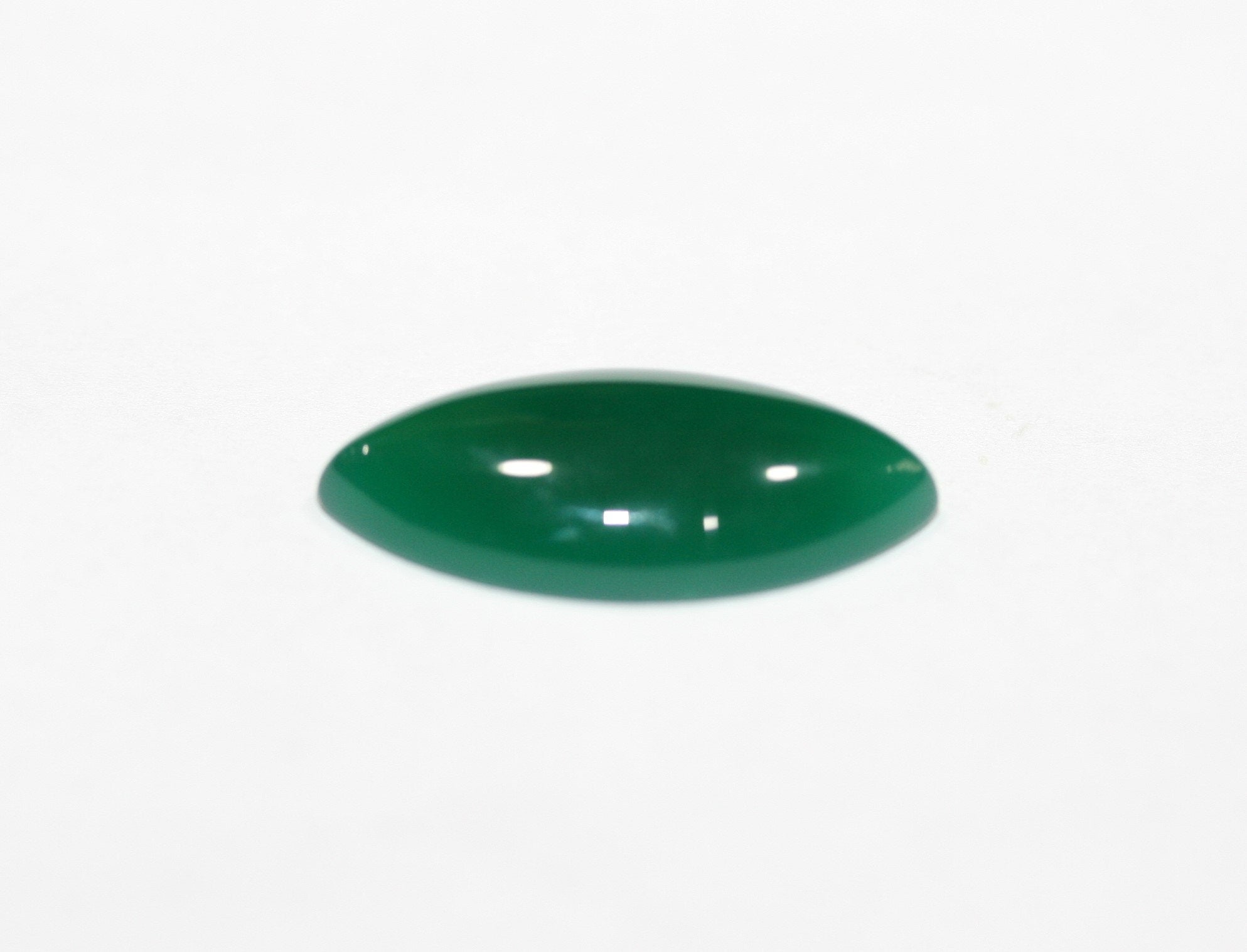 4 Pcs Green Agate Marquis Cabochon 26X13mm (4 pcs).