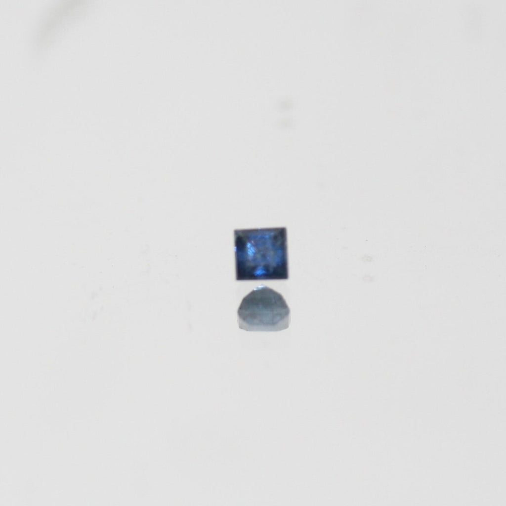 Lote de Zafiros Azules Cuadrados Facetados de 2,5 mm (2 ct)