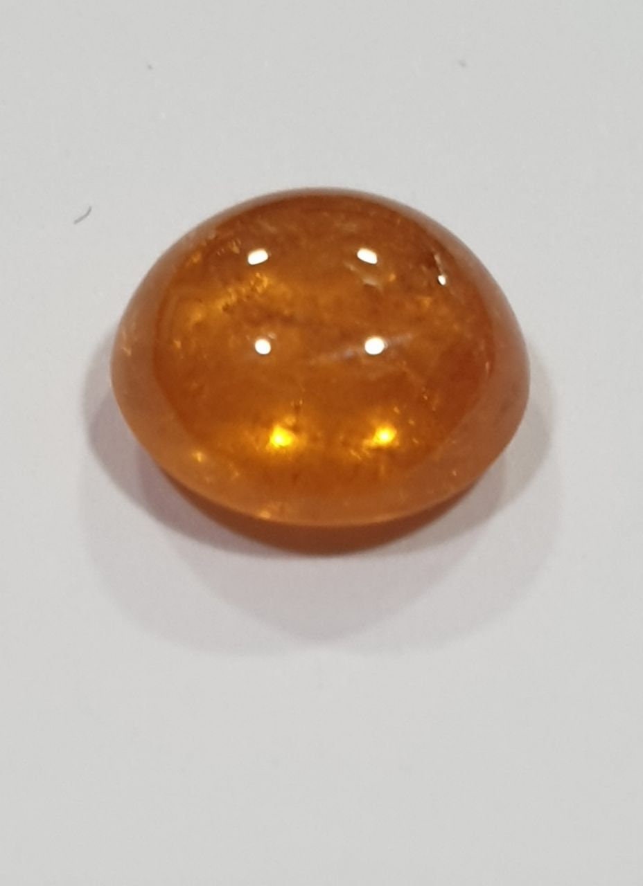 Orange Spessartine Fanta  Garnet Oval Cabochon 7.6x7.3mm(2.2ct.)