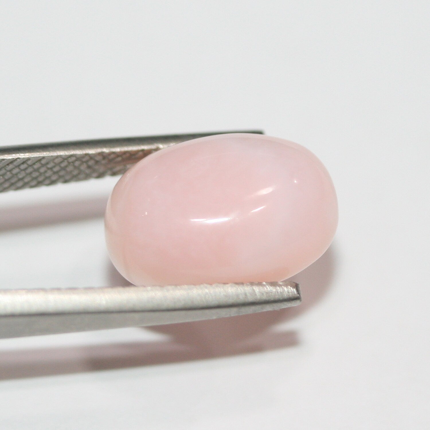 Lote de 6 cabujones ovalados de ópalo rosa de 14 x 10 mm. (6 uds.).