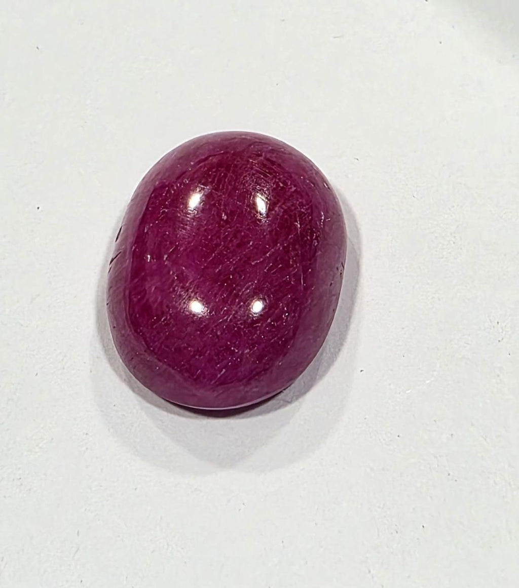 Big Pink Sapphire Oval Cabochon 17.8x13.2mm. (16.71ct.).