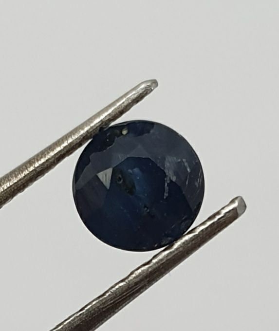 1 Pc Natural Blue Color Blue Sapphire 4.75mm Round Brilliant Cut- Wholesale Gemstones- Natural Stones For Jewelry