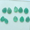 Lote de Esmeralda Facetada Gota 6x5mm.(10Pcs)