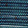 Perles rondelles lisses en hématite bleue St, 3 x 2 mm, 40 cm (16 pouces) de long.