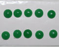 10Pcs lot Green Jade Round Cabochon ( 10 Pcs ) 10mm