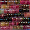 Perles rondelles de tourmaline St 15" (6 x 2 mm) - Fil de 38 cm