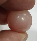 1 Pc  Undrilled  Pink Opal  Sphere Ball Metaphysical  Crystal 15mm Natural Untreated -Undrilled