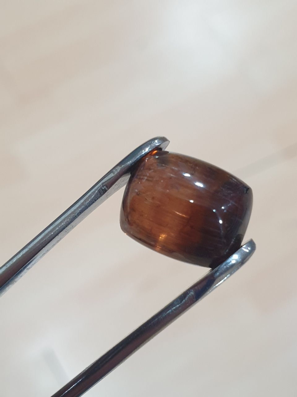 Color Zoning Super Rare Color Pink -Brown Wine Tourmaline Rubellite Cushion Cabochon 14.8x12x10.2 16.8ct Natural Gemstones