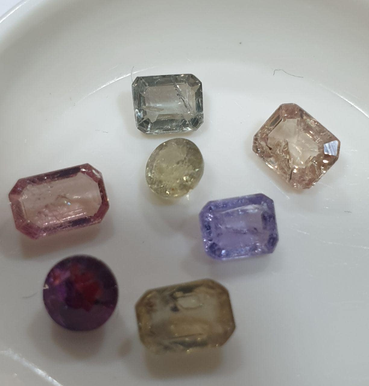 Lote de Zafiros Mixtos - Varios tamaños y formas: Rectangulares, Cuadrados, Redondos - Gemas al por Mayor - Piedras Naturales para Joyería