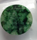 Myanmar Natural Jade / Burmese  Jade Round Flat Disk Cabochon 34.4mm -3mm Thickness-